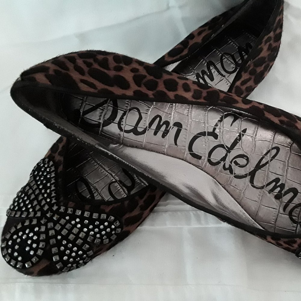 Sam Edelman animal print flats